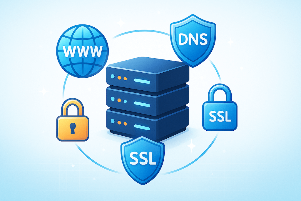 完成轉移後 DNS、SSL 與主機等設定細節需同步檢查